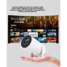 2.4G Kablosuz Destekli Oyun Ve Film Projeksiyonu Ev Kullanımı İçin