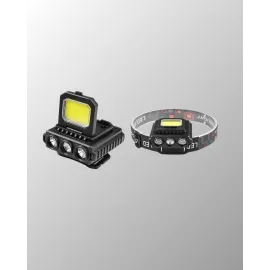 Şarjlı LED Kafa Lambası 800 Lumen COB XPE Ayarlanabilir Başlıklı