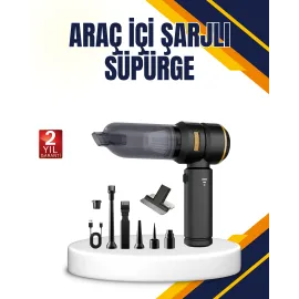15000 PA Emiş Gücü ve Hava Üfleme Özellikli Şarjlı Süpürge