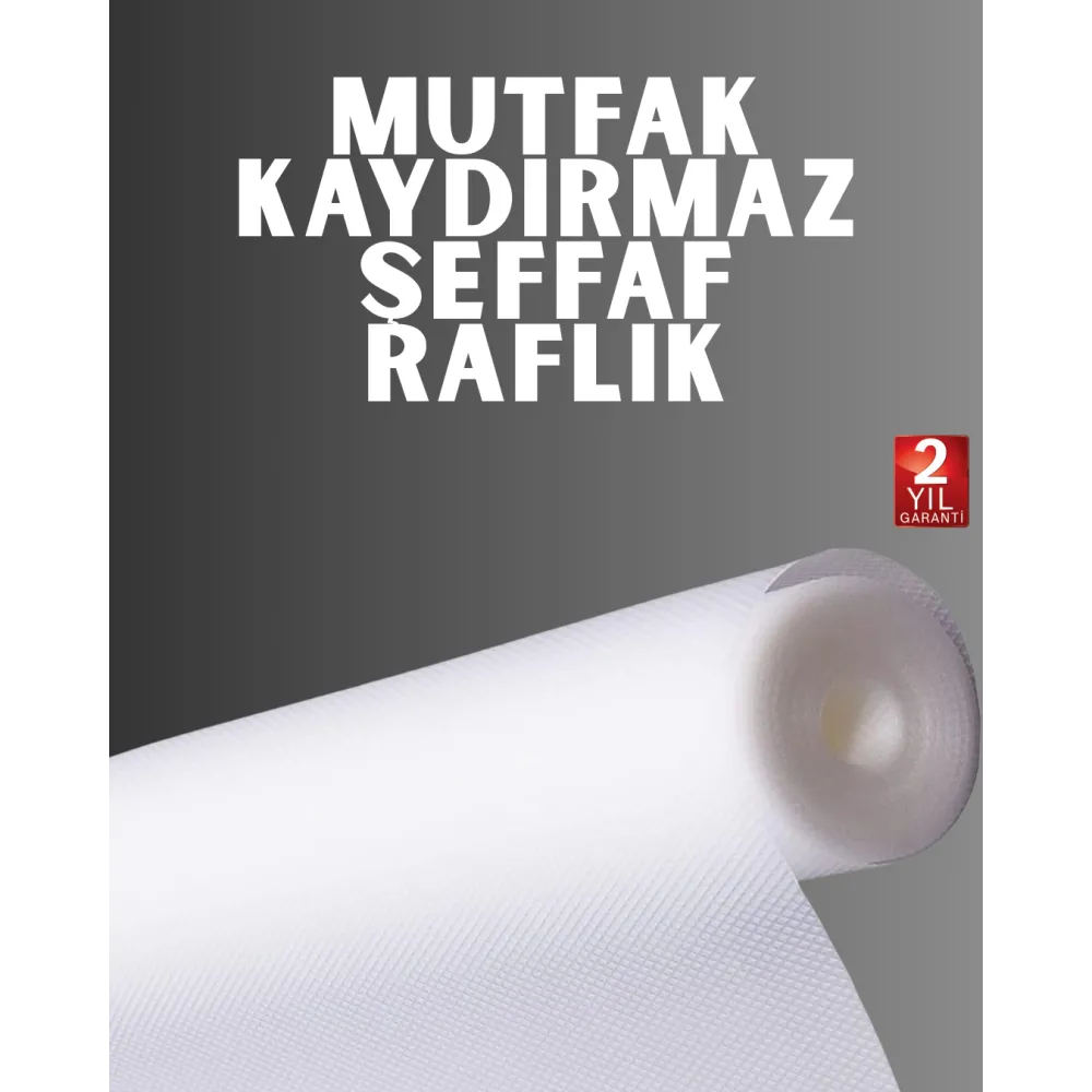 Kesilebilir Şeffaf Raflık Çekmece Kaplaması Mutfak Için