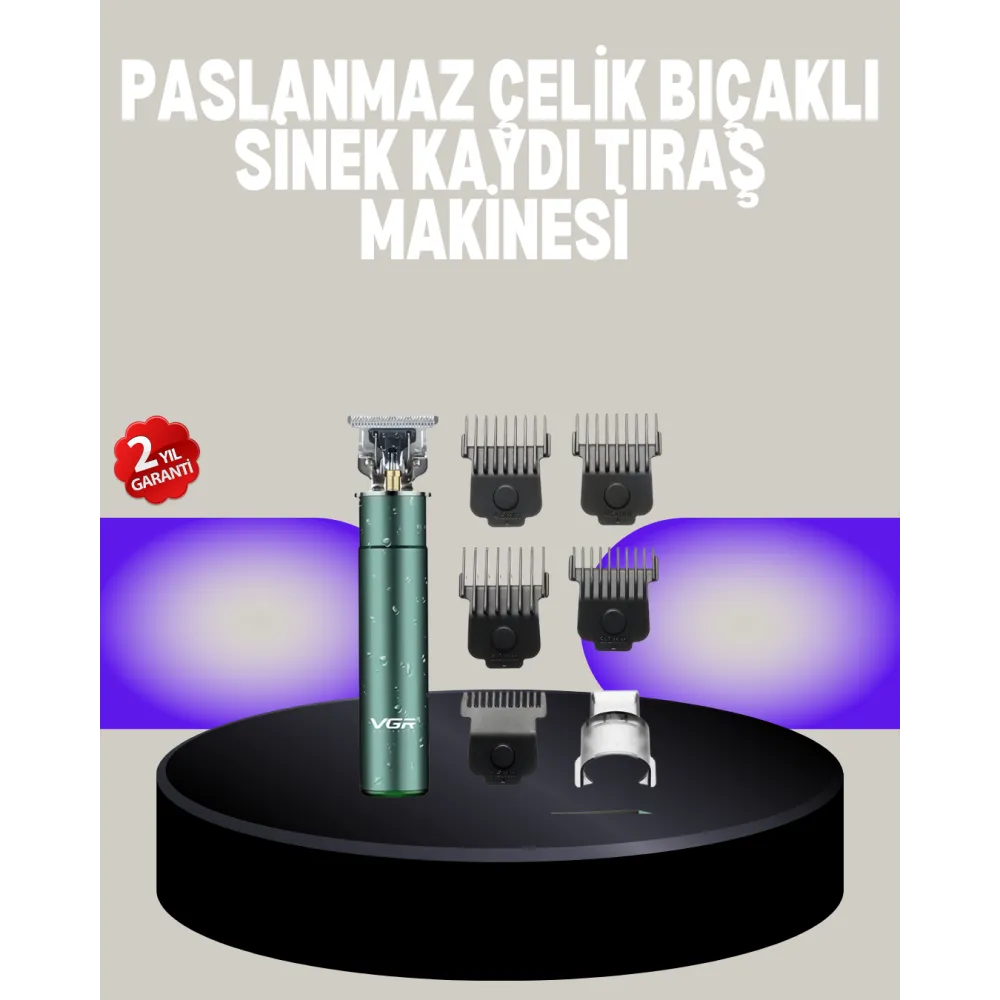 4 Limit Taraklı IPX5 Su Geçirmez Saç Kesme Makinesi