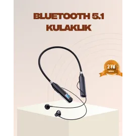 Bluetooth 5.1 Kablosuz Kulaklık – Net Ses ve Güçlü Bağlantı