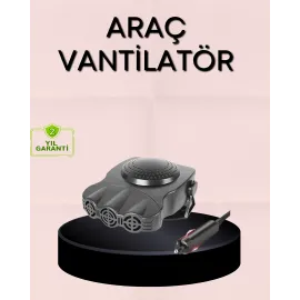 Kışın Isıtıcı Yazın Soğutucu Araç Fanı