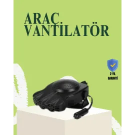 Araç İçi 150W Isıtıcı ve Soğutucu Fan