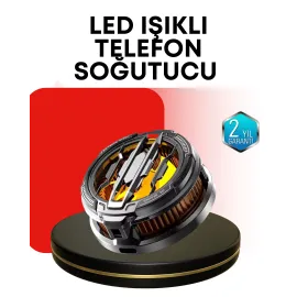 RGB Işıklı Sessiz Fanlı Telefon Soğutucu