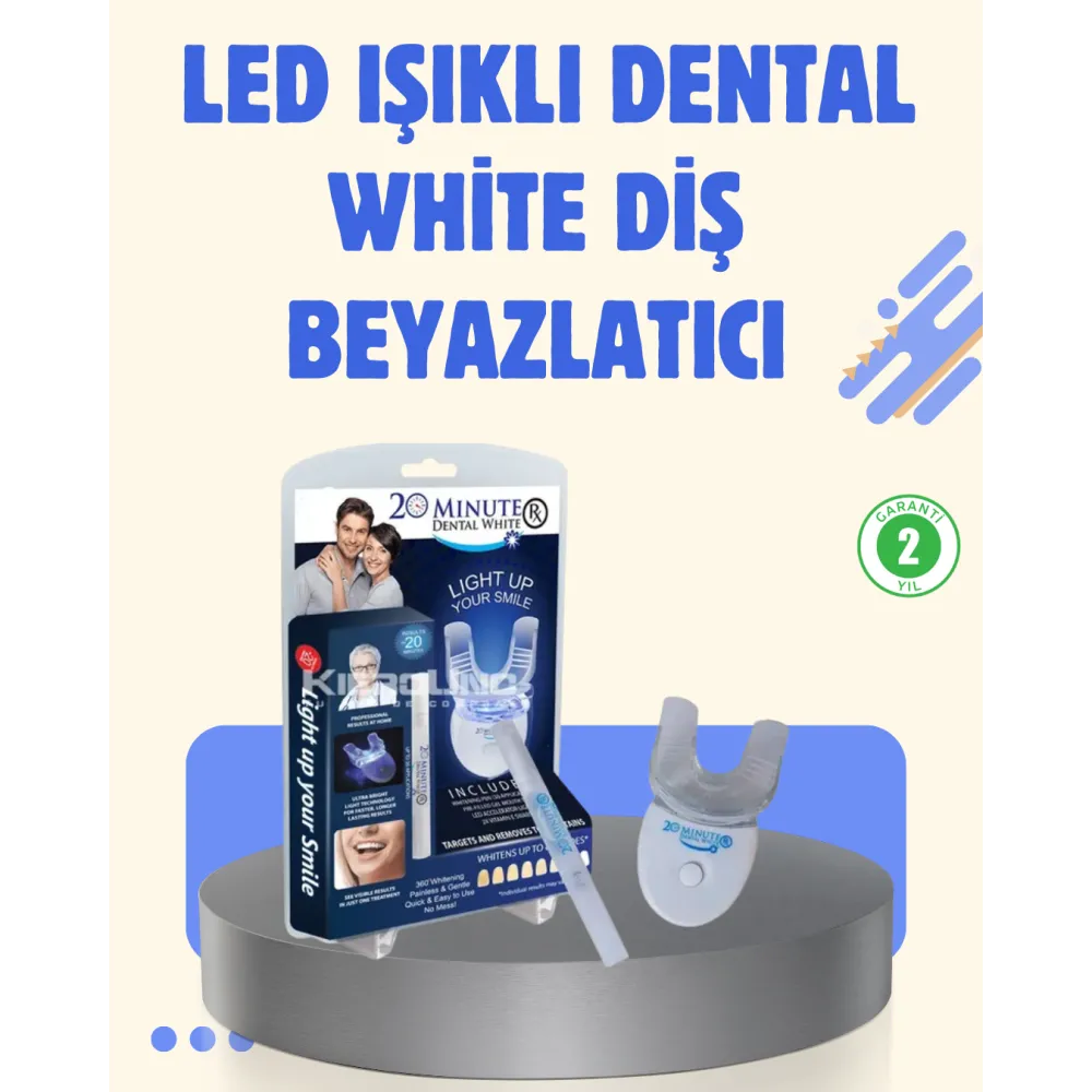 LED Işıklı Profesyonel Diş Beyazlatma Seti