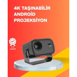 4000 Lümen Parlaklık Değerine Sahip Ev ve Ofis Projektör