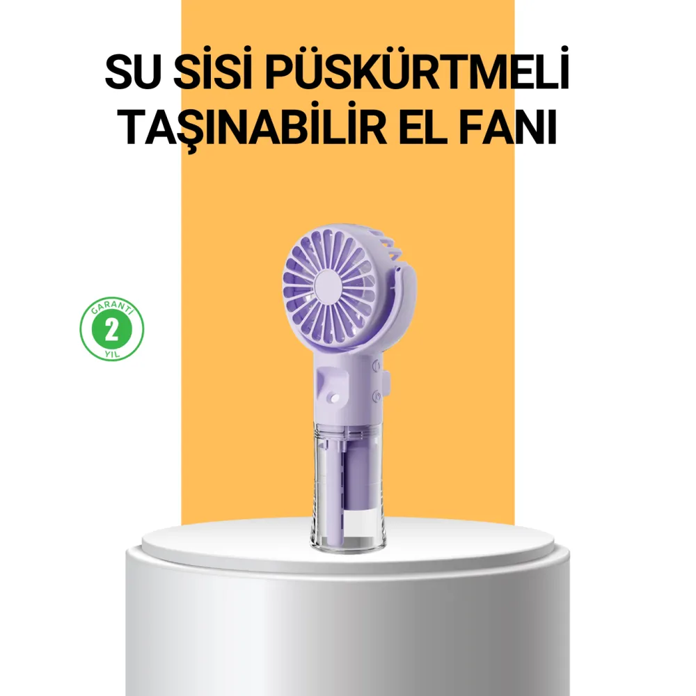 Taşınabilir Şarjlı Su Buharlı Mini Klima Fan