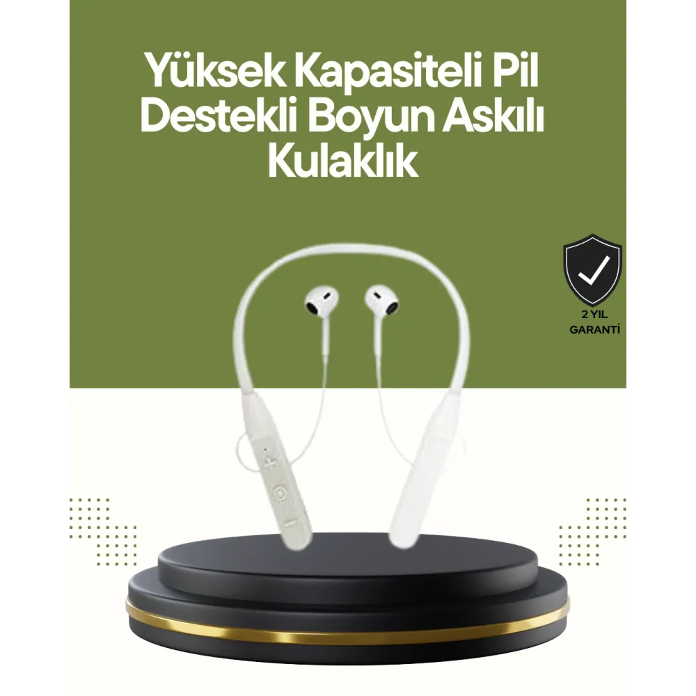 Spor ve Günlük Kullanım İçin 100 Saatlik Kablosuz Kulaklık