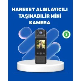 Mini Kamera 1080P Full HD Döner Lens Taşınabilir