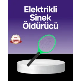 Çocuk ve Evcil Hayvan Dostu Elektrikli Sinek Raketi | Güvenli Kullanım