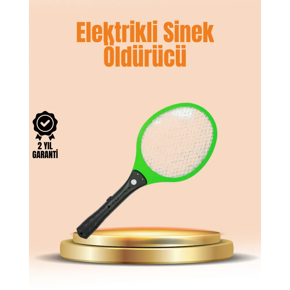 Elektrikli Sinek Raketi | Yüksek Voltajlı, Güvenli ve Taşınabilir