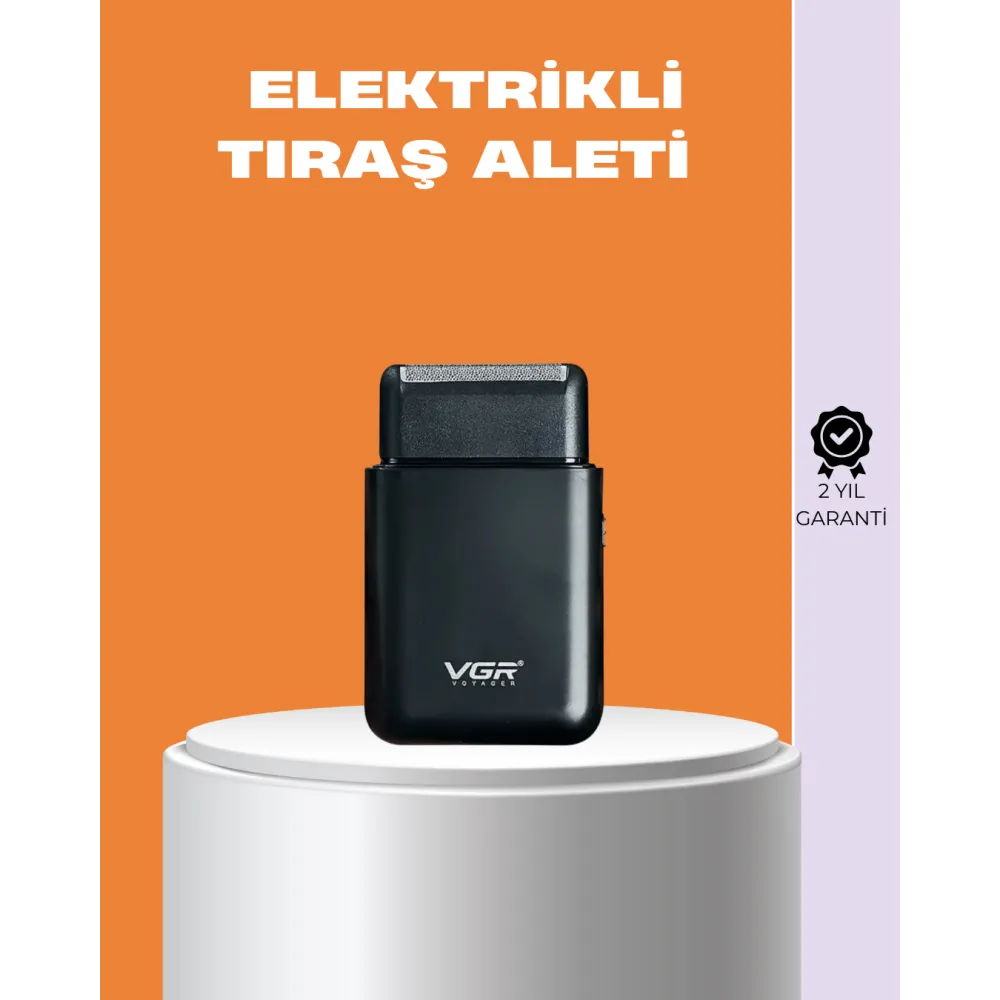 45 Dakika Çalışma Süreli Şarjlı Tıraş Makinesi | ABS Gövdeli