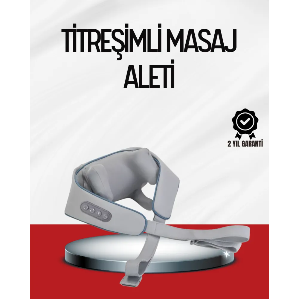 Çok Fonksiyonlu Kablosuz Masaj Aleti | 2 Modlu Isıtmalı