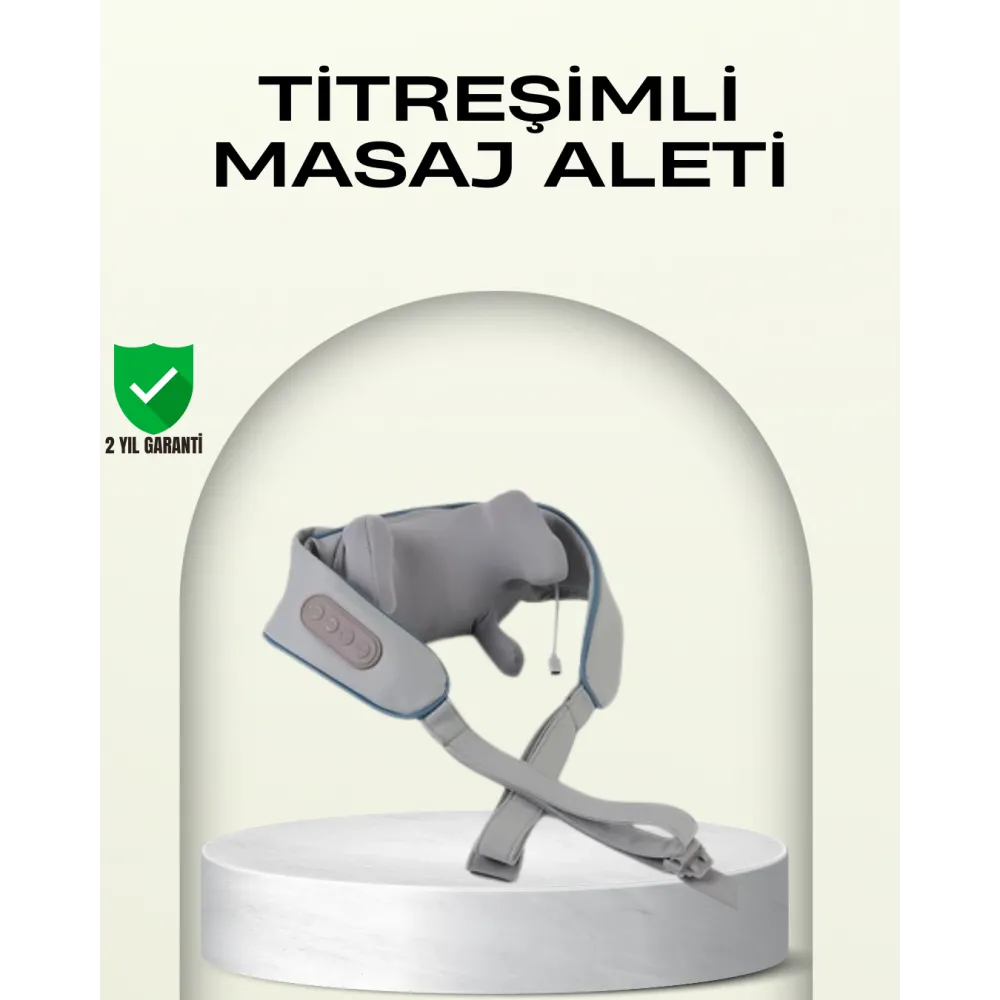 Taşınabilir Şarjlı Boyun Masaj Cihazı | Sessiz Ve Güçlü Motor