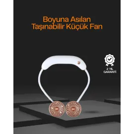5 Kanatlı Sessiz Mini Fan 3 Vitesli Katlanabilir A..