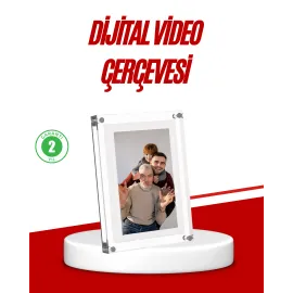 Şık ve Dekoratif 7 İnç Dijital Fotoğraf Çerçevesi – Anılarınızı Sergileyin