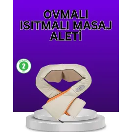 Isıtma Fonksiyonlu Ovmalı Boyun Omuz ve Vücut Masaj Cihazı Rahatlatıcı
