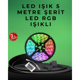Pratik Kurulumlu 5 Metre Kumandalı Şerit LED