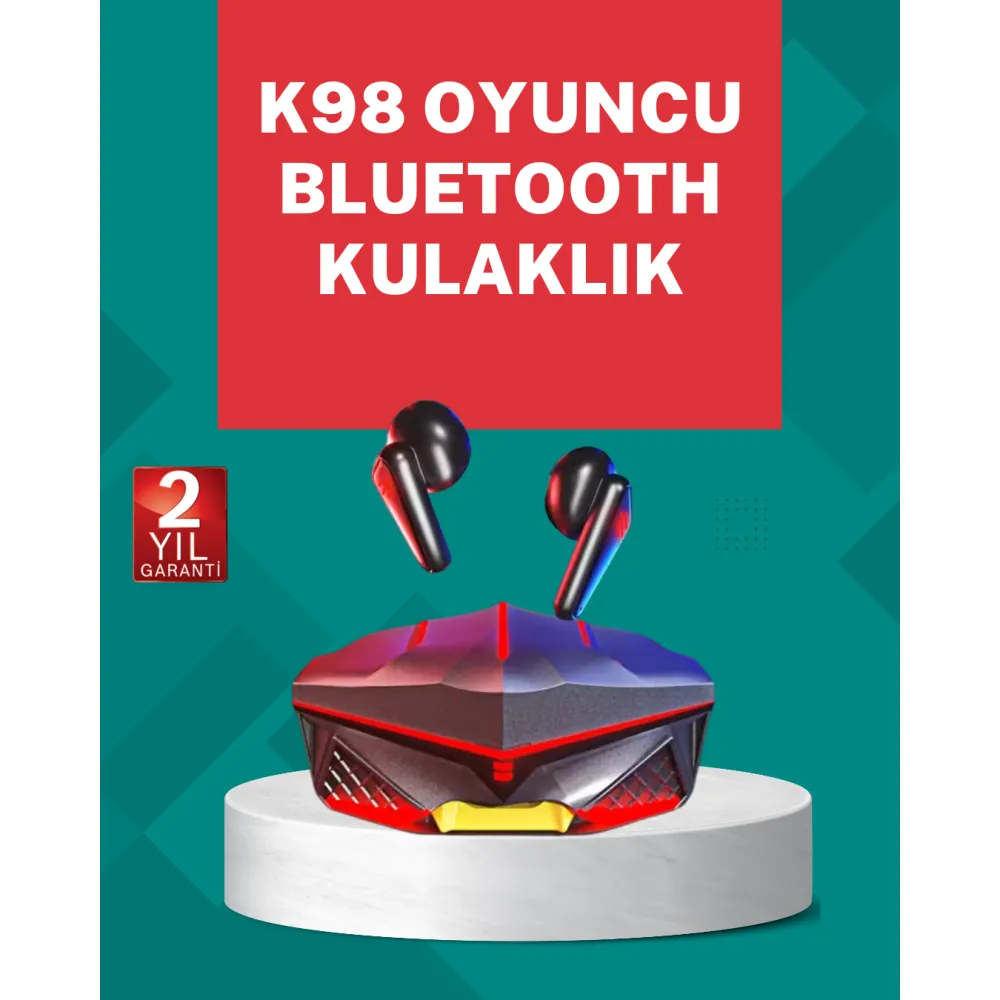 Led Işıklı Kablosuz Gaming Kulaklık Ergonomik Tasarım