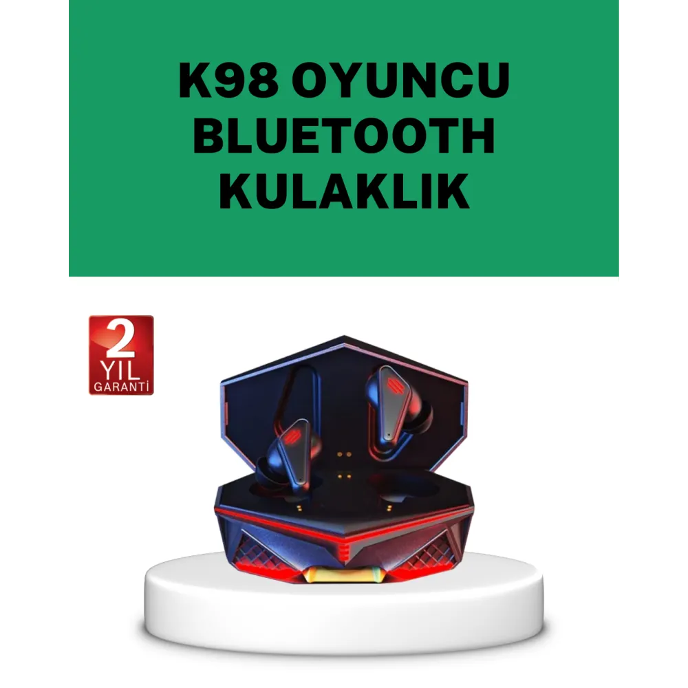 Bluetooth 5.0 Kablosuz Kulaklık Uzun Pil Ömürlü