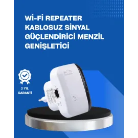 2.4GHz WiFi Tekrarlayıcı Router – WPS Destekli Kablosuz Ağ Genişletici