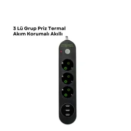 3 USB Portlu Üçlü Priz CXE103