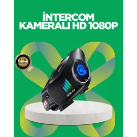 Q28 Bluetooth Kask Kulaklık 1080P Kamera – Su Geçirmez Motosiklet Interkom