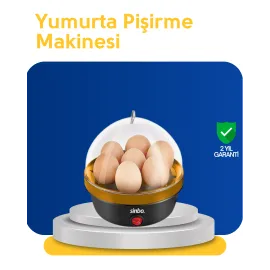 Otomatik Kapanma Özellikli Yumurta Pişirme Makinesi 7 Kapasiteli