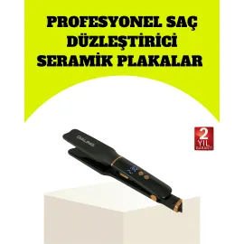 Saç Düzleştirici 30 Saniyede Isınma Hafif ve Portatif Tasarım