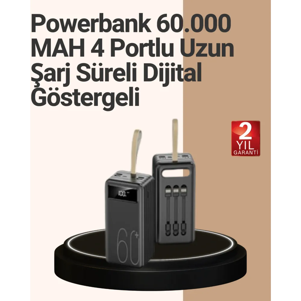 Güvenlik Korumalı Hızlı Şarj Özellikli Powerbank