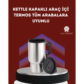 12V Çakmak Girişli Araç İçi Isıtıcı Paslanmaz Çeli..