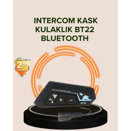 Bluetooth 5.0 Motosiklet Kask Kulaklık Eller Serbest ve Müzik Özellikli