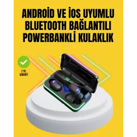 E10 Powerbanklı Bluetooth Kulaklık Oyun Modu ve Şık Tasarım
