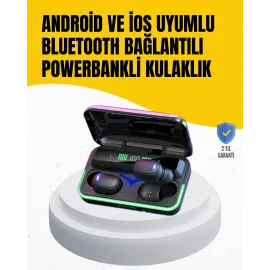 Su Geçirmez E10 Bluetooth Kulaklık Powerbank ve Gürültü Engelleme
