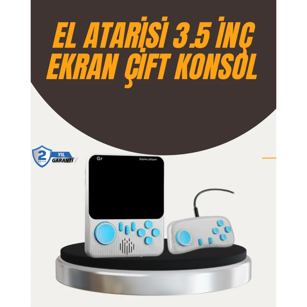 İki Kişilik Oyun Deneyimi Sunan Taşınabilir Retro Konsol