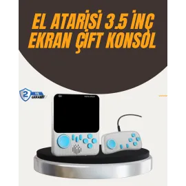 İki Kişilik Oyun Deneyimi Sunan Taşınabilir Retro Konsol