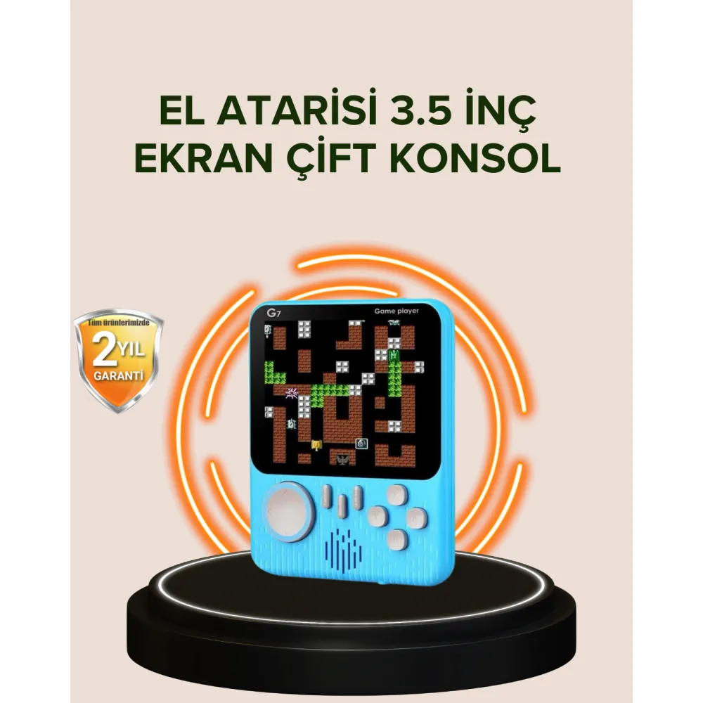 Tv Bağlantılı Çift Oyunculu Şarjlı Retro Gamepad Seti