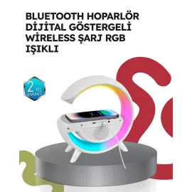 2025 Model 15W Kablosuz Şarjlı Renkli Atmosfer Lambası
