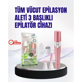Ev Tipi Profesyonel Epilasyon Cihazı – Pembe