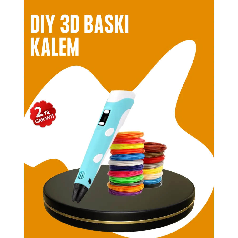 Yaratıcı Çizim ve Modelleme İçin Profesyonel 3D Yazıcı Kalem