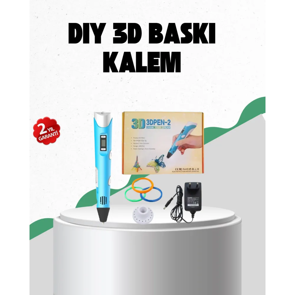 Profesyonel ve Hobi İçin 3D Modelleme Kalemi