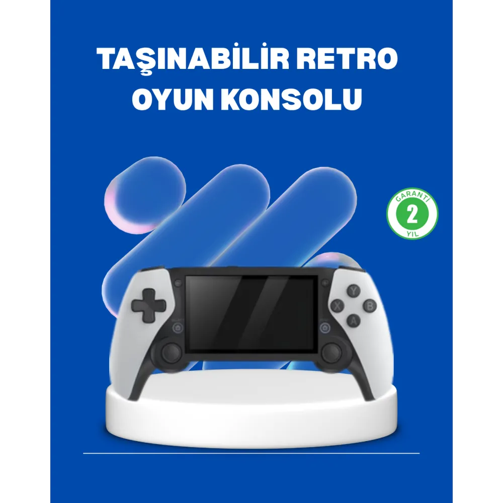 Taşınabilir 4.3” Ekranlı Retro Oyun Cihazı
