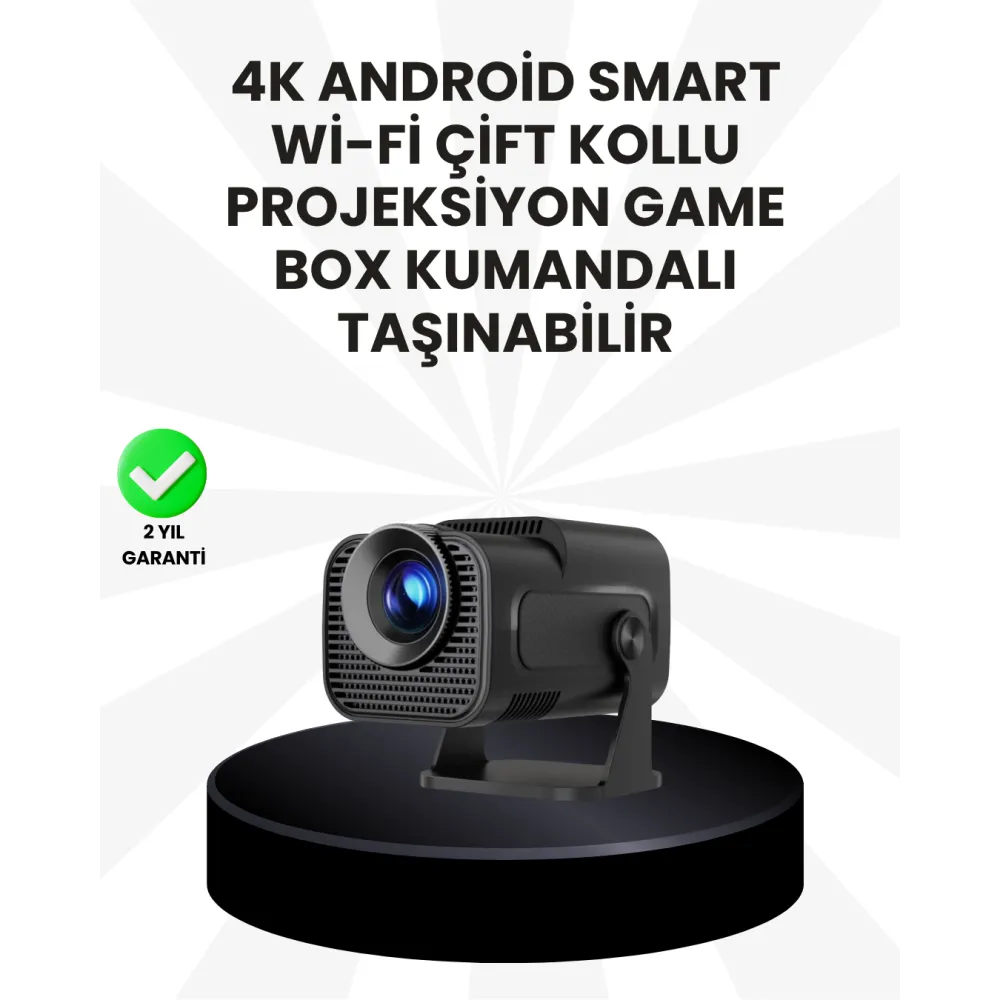 Wifi6 Ve Bluetooth 5.4 Destekli Led Projektör - Hcs350Pro