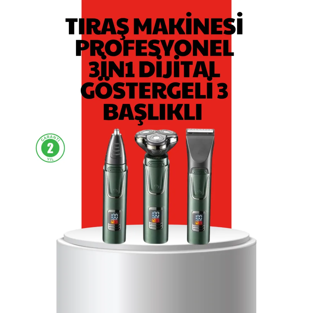 Hassas Bölgeler İçin Çok Fonksiyonlu Tıraş Makinesi
