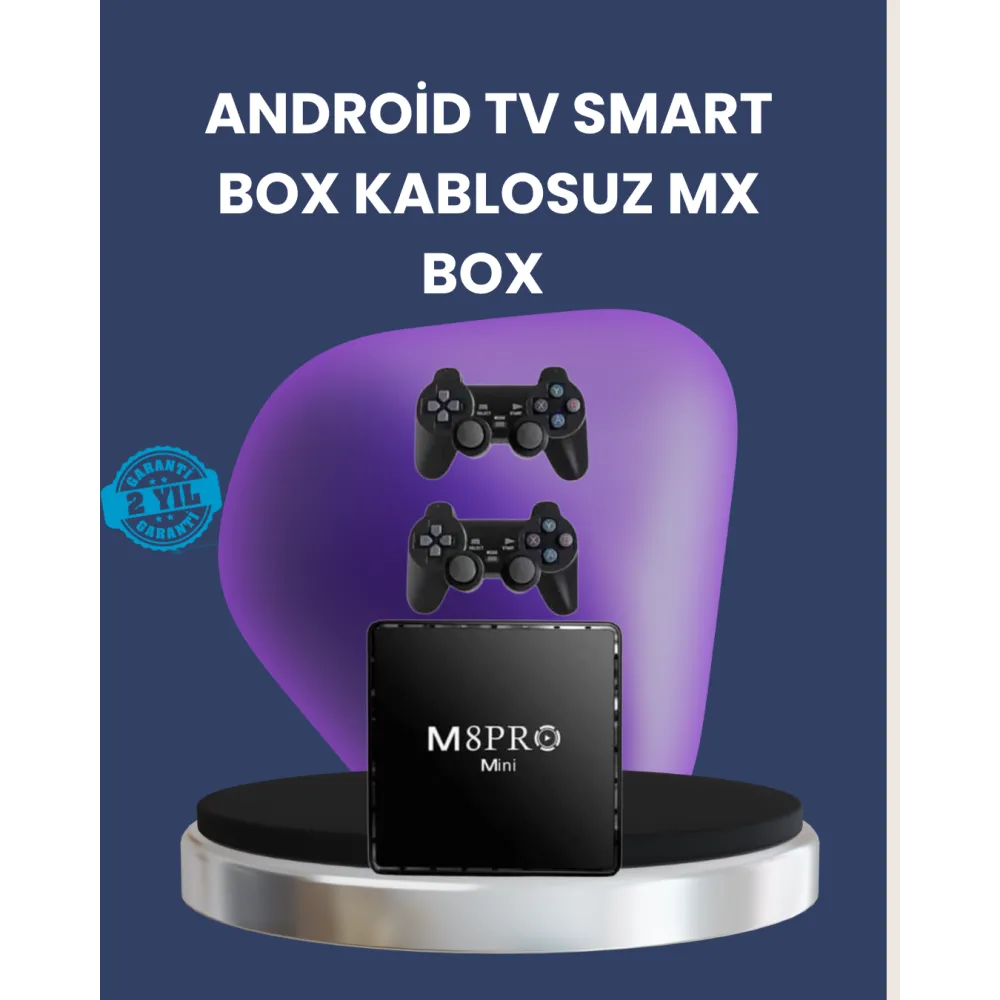 Android TV Box 10K Ultra HD Medya Oynatıcı ve Oyun Cihazı