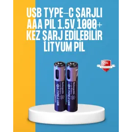 1200mWh Kapasiteli Lityum AAA Pil – Düşük Enerji T..