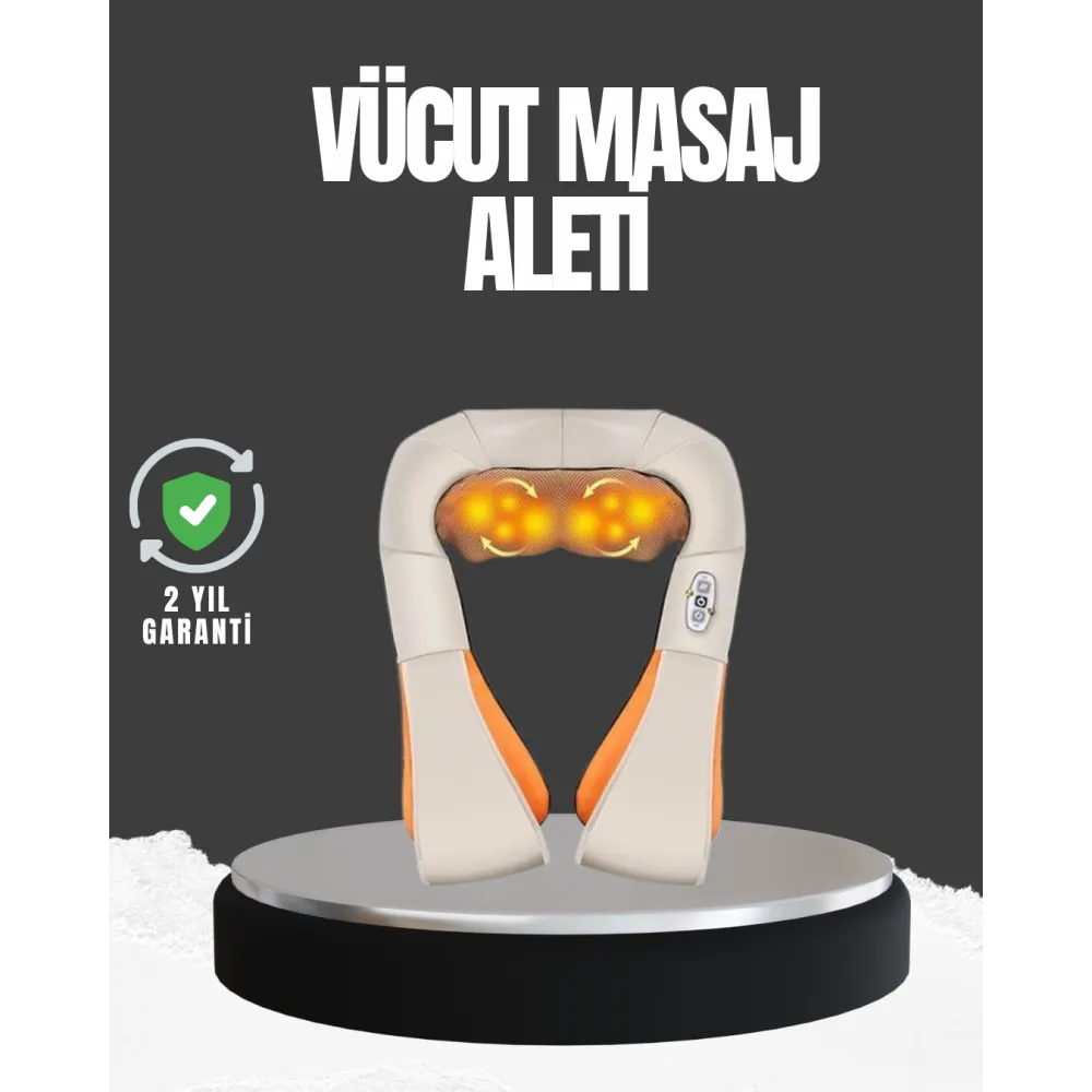 4D Yoğurma Teknolojili Masaj Cihazı-Boyun Omuz için uygun