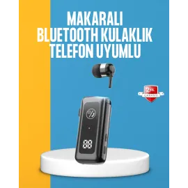 Dijital Ekranlı ve Hızlı Şarjlı Bluetooth 5.2 Makaralı Kulaklık