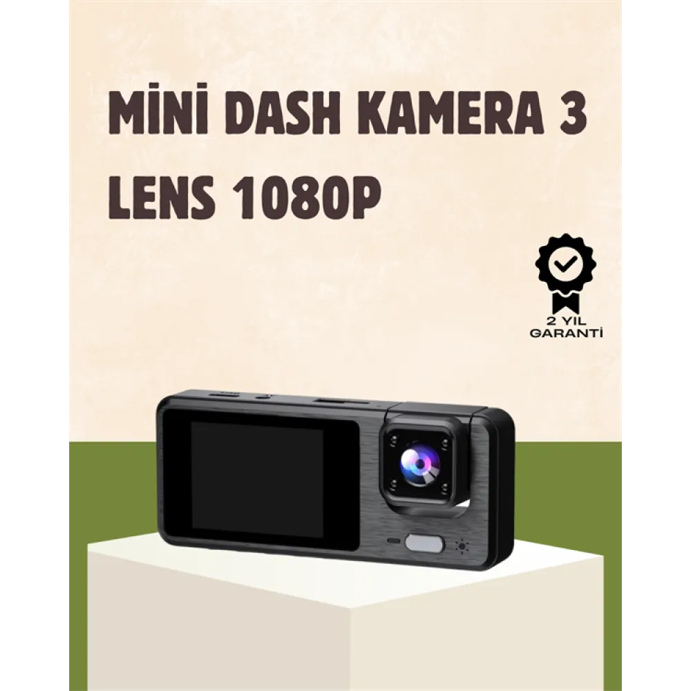 Full Hd 3 Kanallı Araç Kamerası – Akıllı Çözümlerle Sürüş